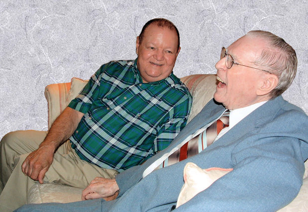 Bob Scheno and Malcolm Schenot in August 2005