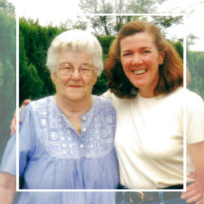 Rita Schmidt and Elaine Schenot, August 2002