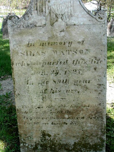 Watson headstone