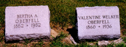 Oberfell headstones
