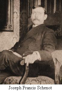 Joseph F. Schenot, circa 1895 Joseph F. Schenot