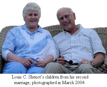Louis C. Shenot’s children from his second marriage. Shenot children