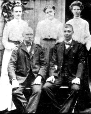 A possible photo of Harrison Patterson and his family, probably circa the mid 1880’s A possible photo of Harrison Patterson and his family