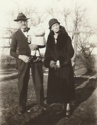 Joseph and Mary Leyes with baby grandson