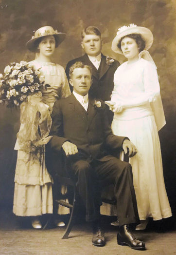 Frank Meyers, Ida Jergens, and two other people