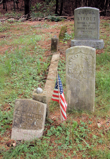 Where we found Alice Watson’s gravestone placement of Alice Watson’s gravestone