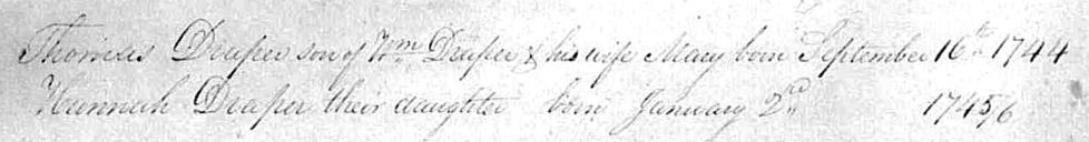 Draper children born in Groton, New London county, CT Draper children born in Groton, New London county, CT