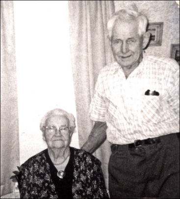 Hessie and John Hammond, circa 1969. The occasion was probably a celebration of Hessie’s 90th birthday. Hessie and John Hammond, circa 1969