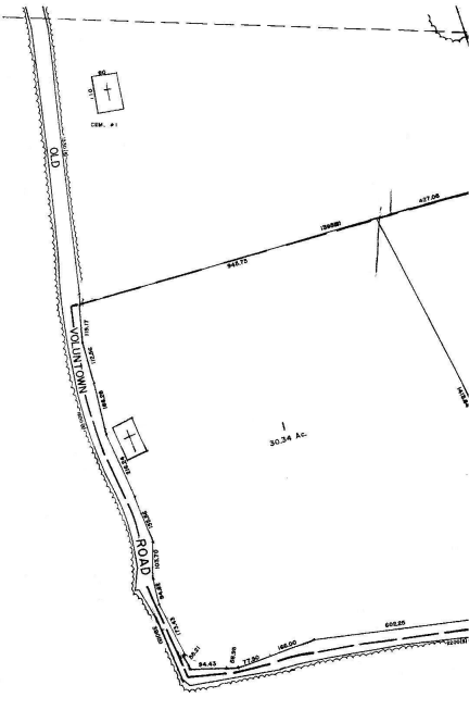 Portion of Exeter, RI, tax assessor’s map #14 tax assessor’s map