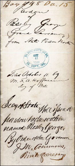 Pardon of Presley George Pardon of Presley George